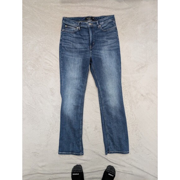 Ralph Lauren "Lauren" Womens Jeans Classic Straight Stretch Size 12 Blue - Picture 1 of 6